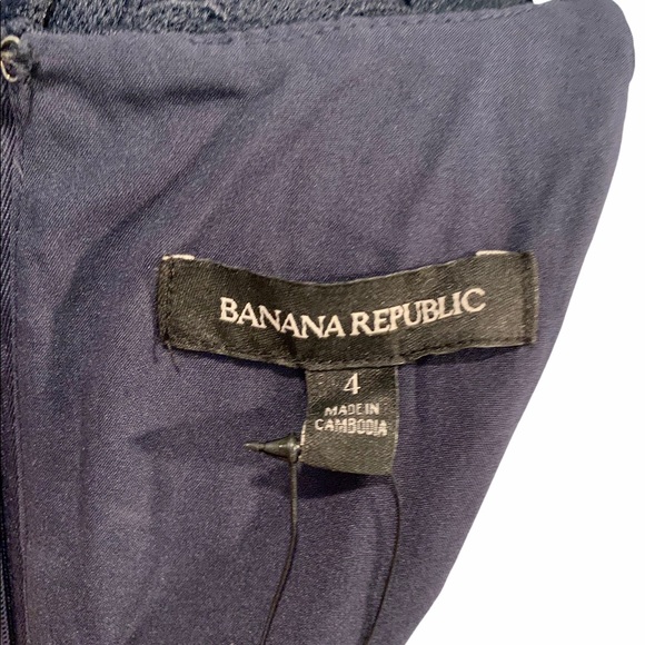 Banana Republic NWT navy circle sheath dress sz 4 - Picture 11 of 12
